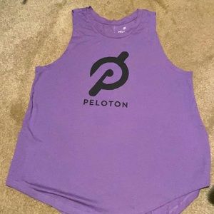 Peloton scoop muscle tank. Purple . Size medium.